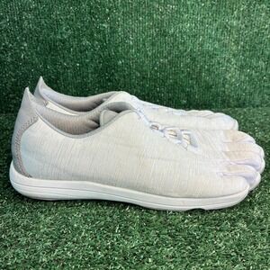 Peluva Strand Sport Mesh Five Finger Barefoot Minimalist Sneakers White Mens 10